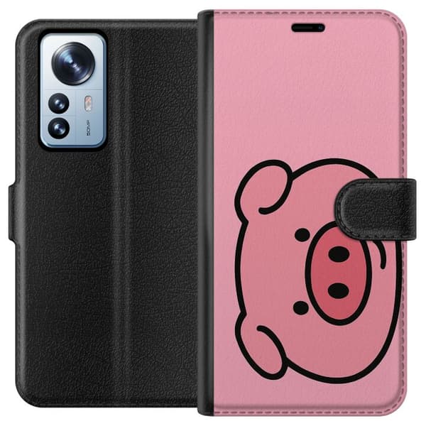 Xiaomi 12 Pro Lommeboketui Kawaii Piggy