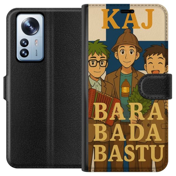 Xiaomi 12 Pro Tegnebogsetui Bare tag en sauna KAJ