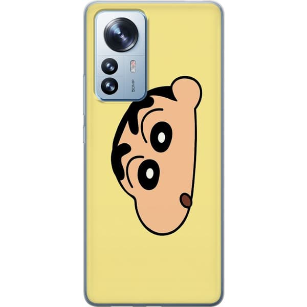 Xiaomi 12 Pro Läpinäkyvä kuori Peeking Shinchan