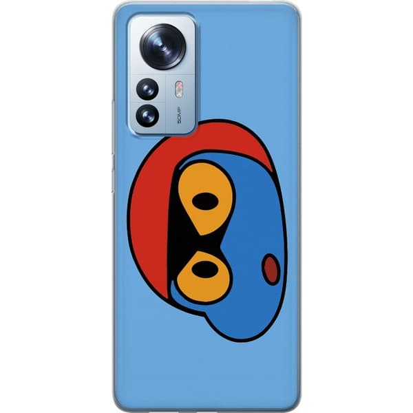 Xiaomi 12 Pro Läpinäkyvä kuori Bold Bot Head