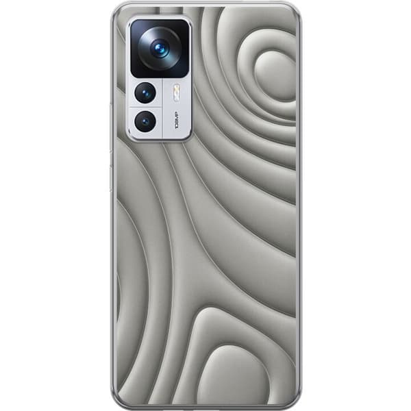 Xiaomi 12T Gennemsigtig cover Sølvbølger