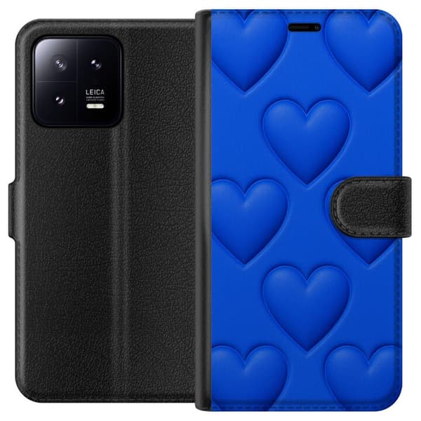 Xiaomi 13 Plånboksfodral Blue Hearts