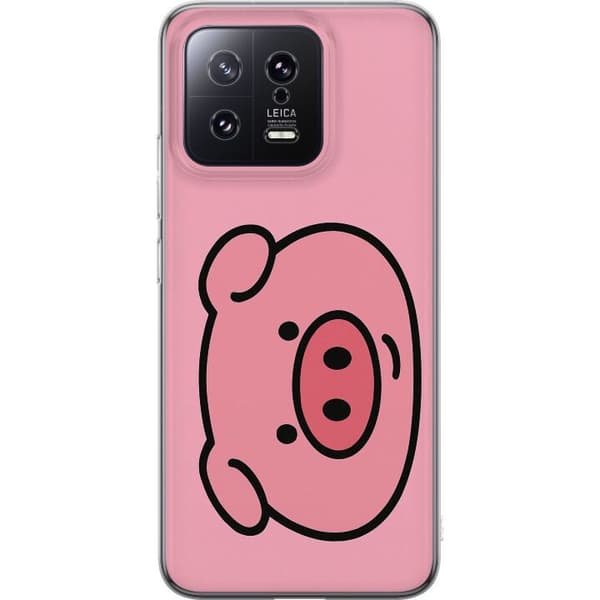 Xiaomi 13 Läpinäkyvä kuori Kawaii Piggy