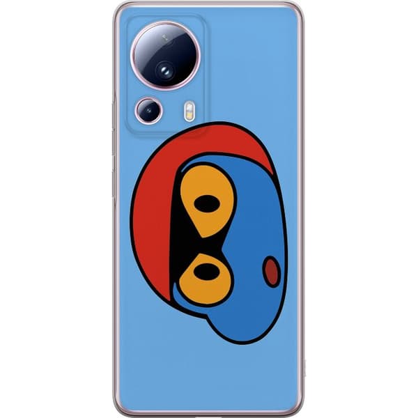 Xiaomi 13 Lite Genomskinligt Skal Bold Bot Head