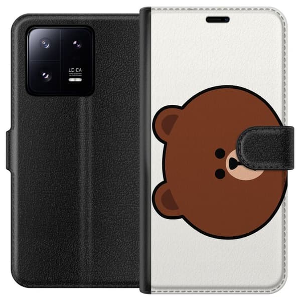 Xiaomi 13 Pro Tegnebogsetui line friends brown