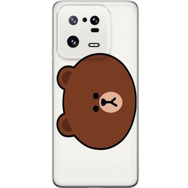 Xiaomi 13 Pro Gjennomsiktig deksel line friends brown