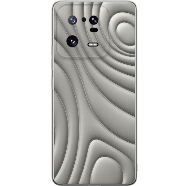 Xiaomi 13 Pro Läpinäkyvä kuori Hopea-aallot