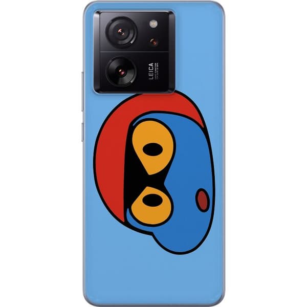 Xiaomi 13T Pro Läpinäkyvä kuori Bold Bot Head