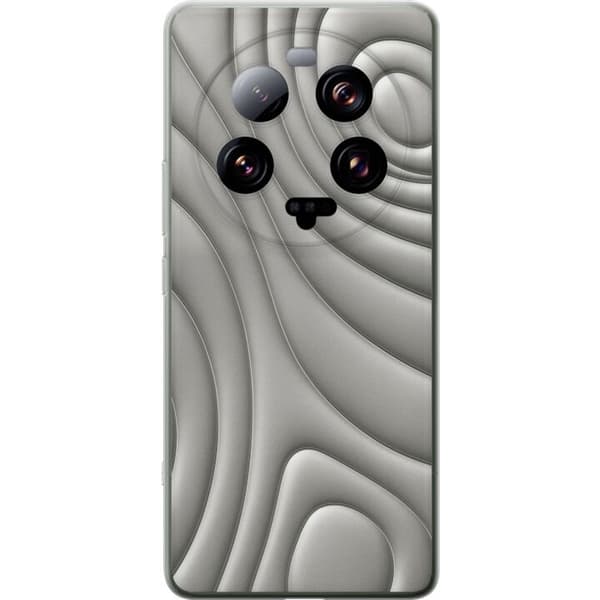 Xiaomi 13 Ultra Gennemsigtig cover Sølvbølger
