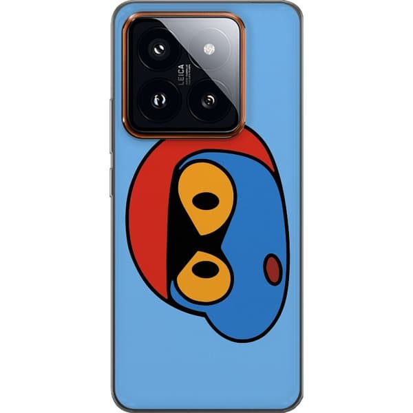 Xiaomi 14 Pro Läpinäkyvä kuori Bold Bot Head