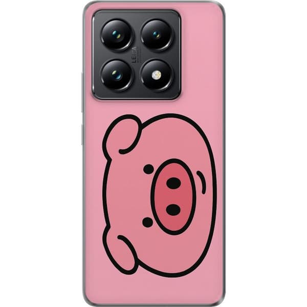 Xiaomi 14T Genomskinligt Skal Kawaii Piggy