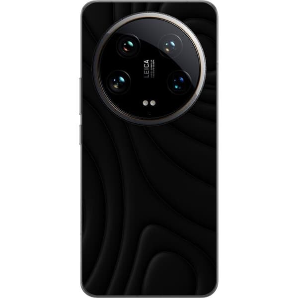 Xiaomi 14 Ultra Läpinäkyvä kuori Tummat Aallot