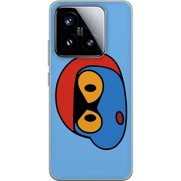 Xiaomi 15 Läpinäkyvä kuori Bold Bot Head