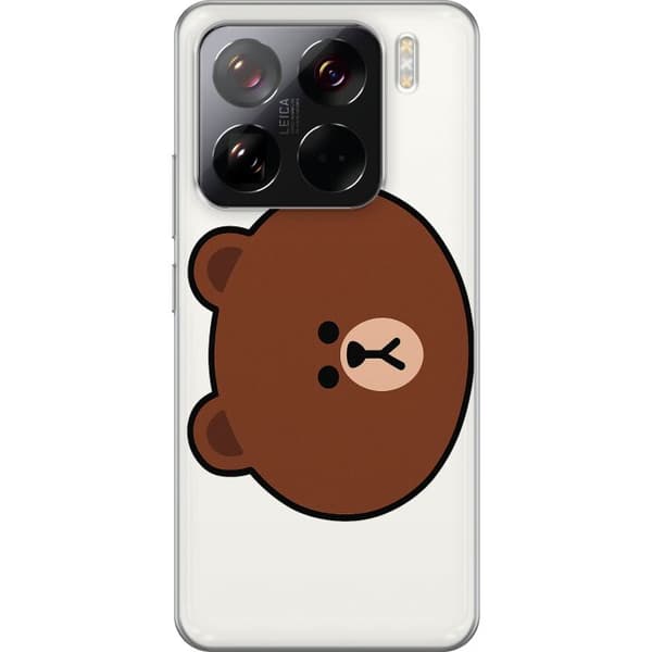 Xiaomi 15 Pro Läpinäkyvä kuori line friends brown