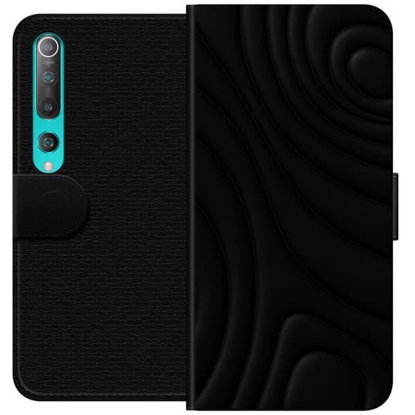 Xiaomi Mi 10 5G Plånboksfodral Black Waves