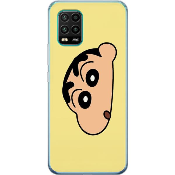 Xiaomi Mi 10 Lite 5G Genomskinligt Skal Peeking Shinchan