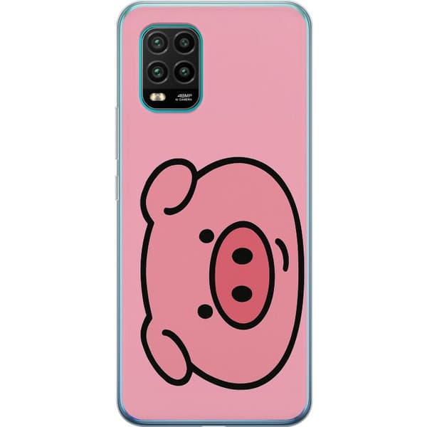 Xiaomi Mi 10 Lite 5G Gjennomsiktig deksel Kawaii Piggy