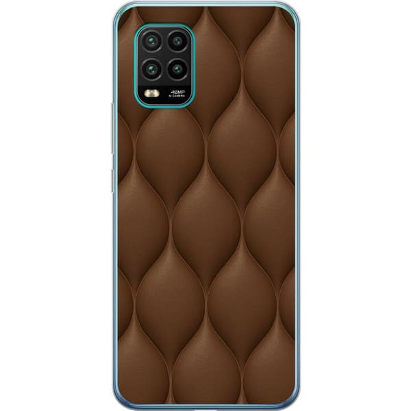 Xiaomi Mi 10 Lite 5G Genomskinligt Skal Cocoa Scales