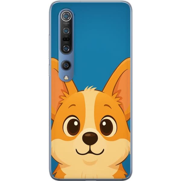 Xiaomi Mi 10 Pro 5G Gennemsigtig cover Hello Corgi