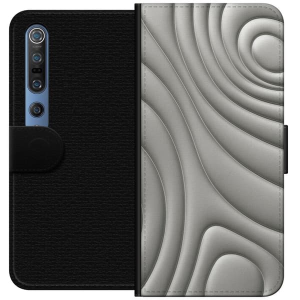 Xiaomi Mi 10 Pro 5G Plånboksfodral Silver Waves