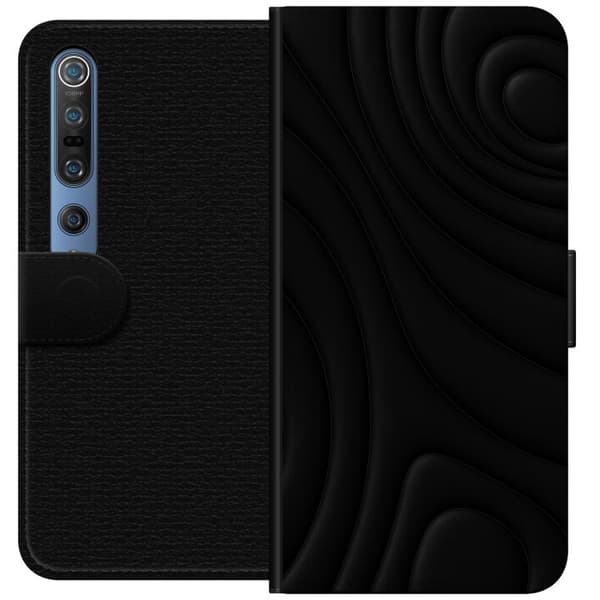 Xiaomi Mi 10 Pro 5G Plånboksfodral Black Waves
