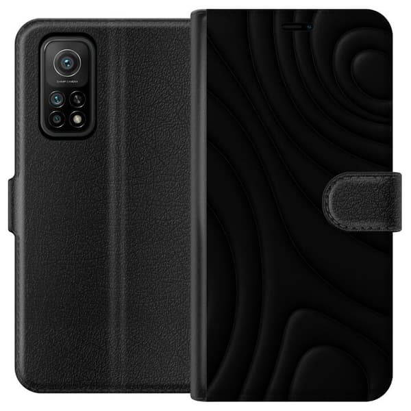 Xiaomi Mi 10T Pro 5G Lompakkokotelo Tummat Aallot