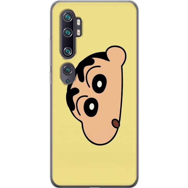 Xiaomi Mi Note 10 Gennemsigtig cover Peeking Shinchan