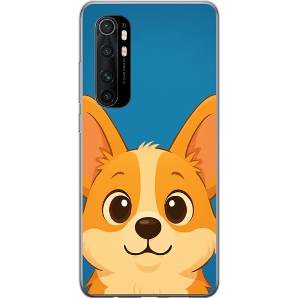 Xiaomi Mi Note 10 Lite Gennemsigtig cover Hello Corgi