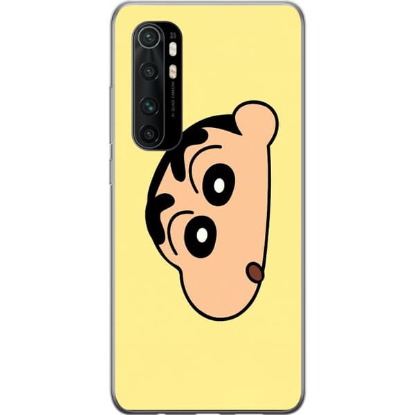 Xiaomi Mi Note 10 Lite Gjennomsiktig deksel Peeking Shinchan