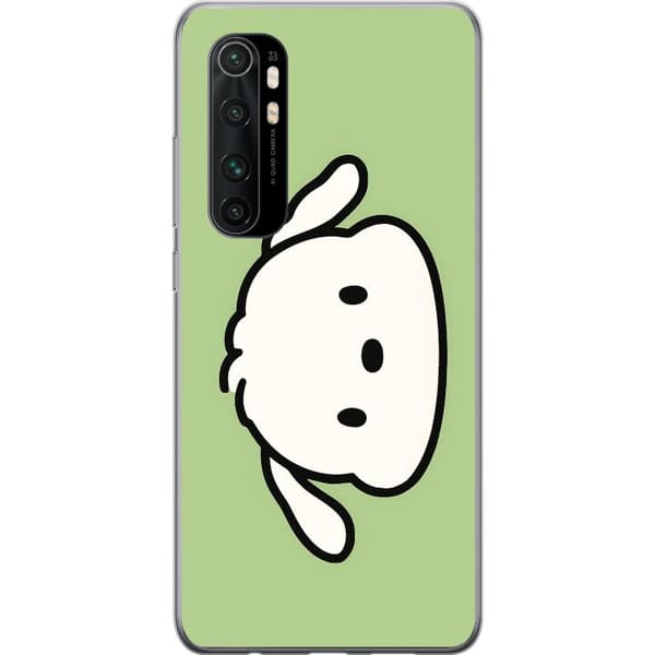 Xiaomi Mi Note 10 Lite Gennemsigtig cover Snoopy Flip