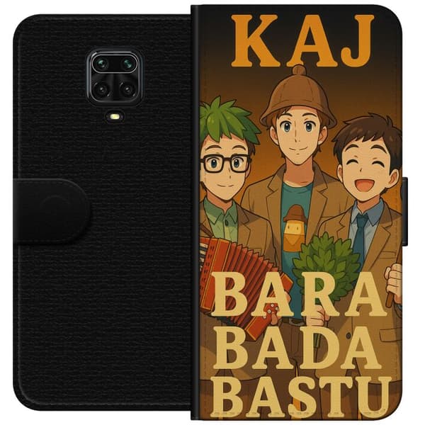 Xiaomi Redmi Note 9 Pro Plånboksfodral KAJ Bara bada bastu