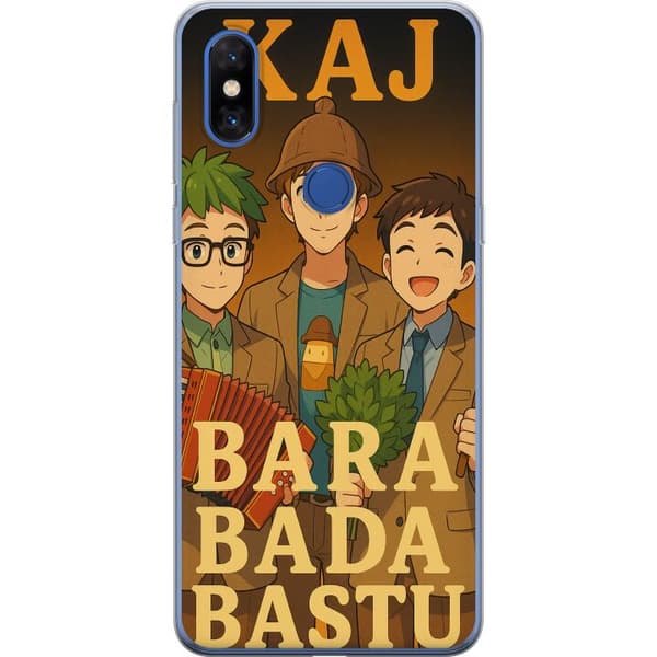 Xiaomi Mi Mix 3 Läpinäkyvä kuori KAJ Bara vain kylpeä saunassa