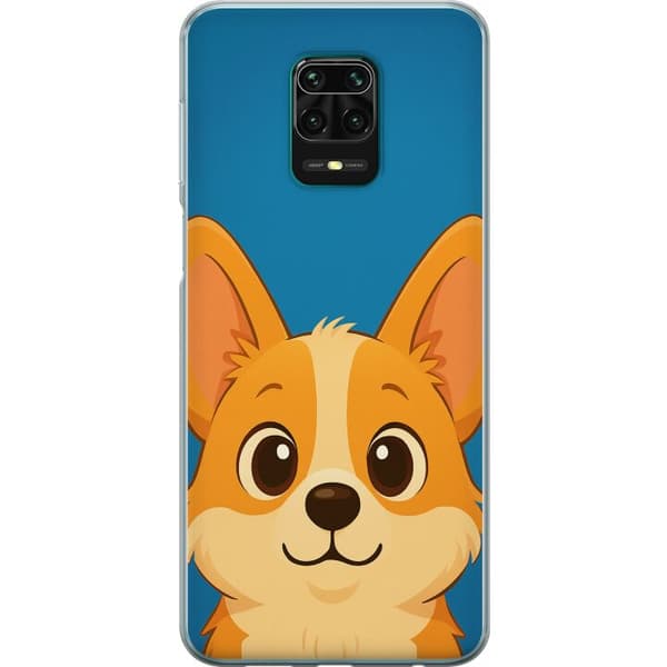 Xiaomi Redmi Note 9 Pro Genomskinligt Skal Hello Corgi