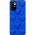 Miniatyrbillede 1 af 3: Xiaomi Poco M4 Pro 5G Gennemsigtig cover Blå Hjerter