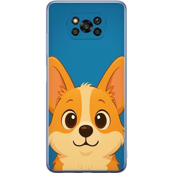 Xiaomi Poco X3 Pro Gjennomsiktig deksel Hello Corgi