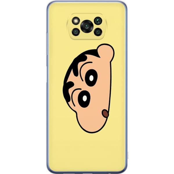 Xiaomi Poco X3 Pro Gennemsigtig cover Peeking Shinchan