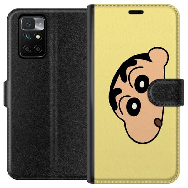 Xiaomi Redmi 10 Lommeboketui Peeking Shinchan