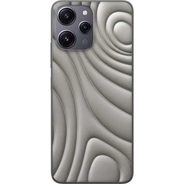 Xiaomi Redmi 12 Läpinäkyvä kuori Hopea-aallot