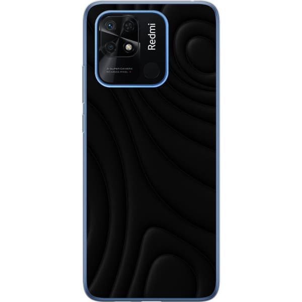 Xiaomi Redmi 10C Läpinäkyvä kuori Tummat Aallot