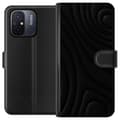 Miniatyrbild 1 av 3: Xiaomi Redmi 12C Plånboksfodral Black Waves