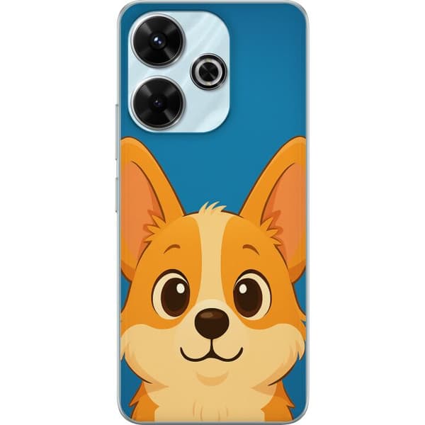 Xiaomi Redmi 13 Gennemsigtig cover Hello Corgi