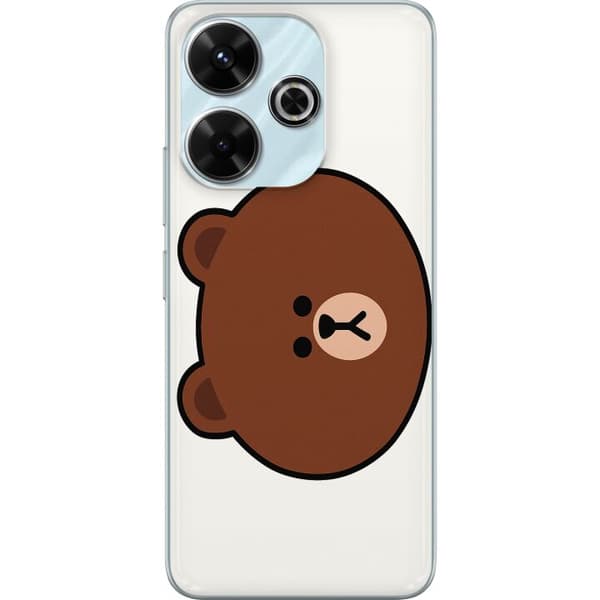 Xiaomi Redmi 13 Gennemsigtig cover Rund Bjørn
