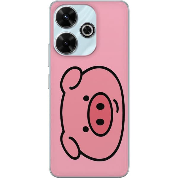 Xiaomi Redmi 13 Läpinäkyvä kuori Kawaii Piggy