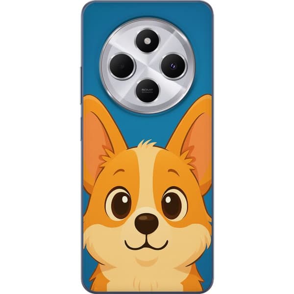 Xiaomi Redmi 14C Gjennomsiktig deksel Hello Corgi
