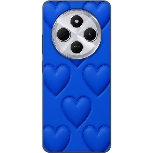 Xiaomi Redmi 14C Genomskinligt Skal Blue Hearts