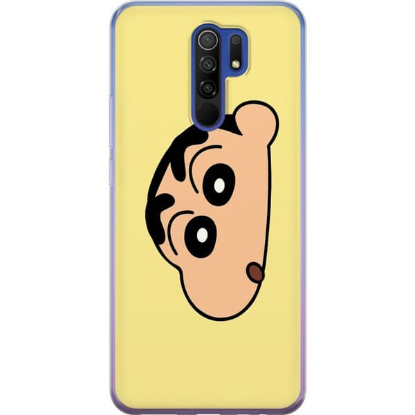 Xiaomi Redmi 9 Läpinäkyvä kuori Peeking Shinchan