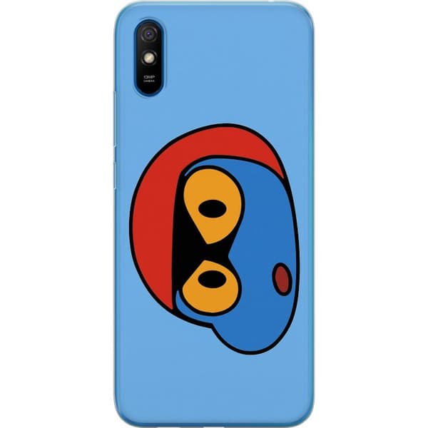 Xiaomi Redmi 9AT Läpinäkyvä kuori Bold Bot Head