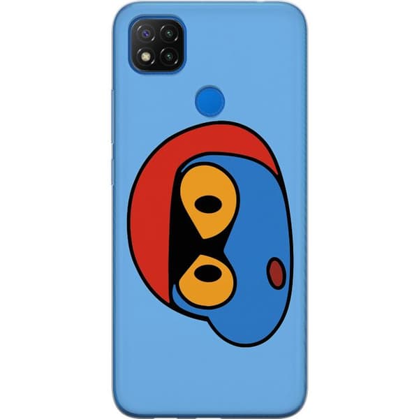 Xiaomi Redmi 9C NFC Gjennomsiktig deksel Bold Bot Head
