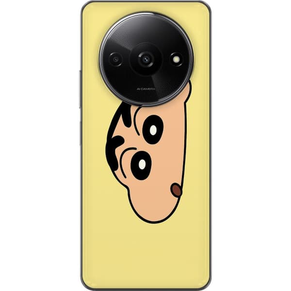Xiaomi Redmi A3 Läpinäkyvä kuori Peeking Shinchan