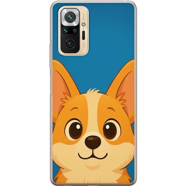 Xiaomi Redmi Note 10 Pro Gennemsigtig cover Hello Corgi